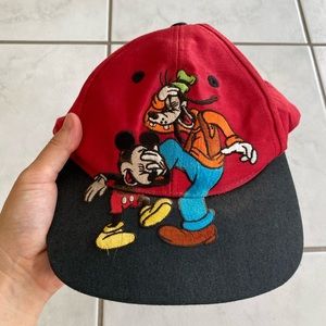 Vintage kids Mickey Mouse and Goofy SnapBack